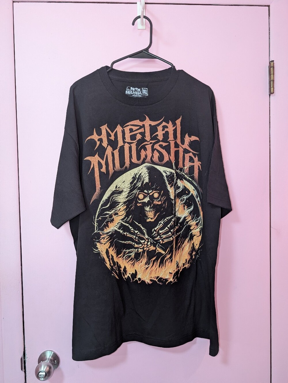 Metal Mulisha Flaming Skull T-Shirt